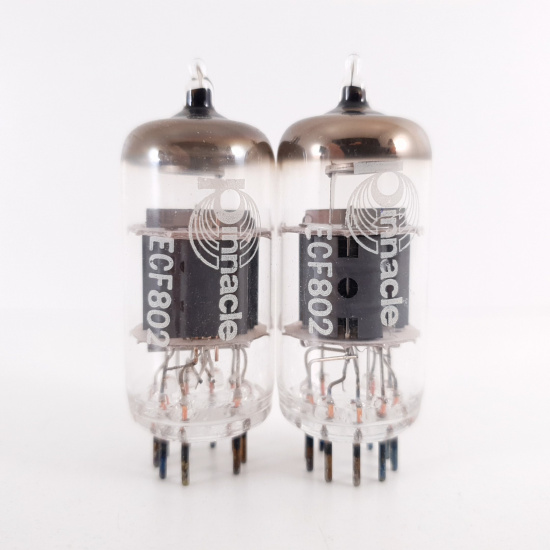 2 X ECF802 / 6JW8 PINNACLE TUBE....