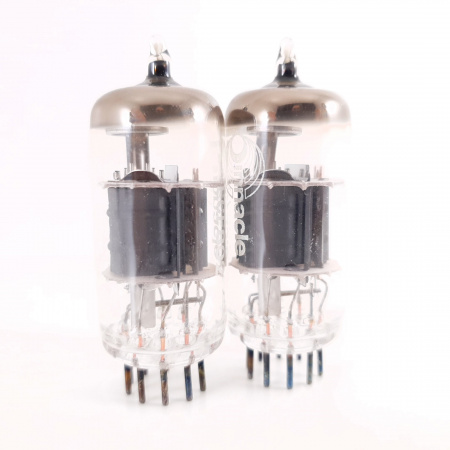 2 X ECF802 / 6JW8 PINNACLE TUBE. COPPER RODS. MATCHED PAIR. 10. CH114