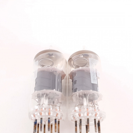 2 X ECF802 / 6JW8 PINNACLE TUBE. COPPER RODS. MATCHED PAIR. 11. CH114