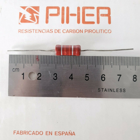 1 X 1W 8,2K 8.2K 8K2 10% 1970s VINTAGE PIHER RESISTOR. NOS. C1795U8F200121