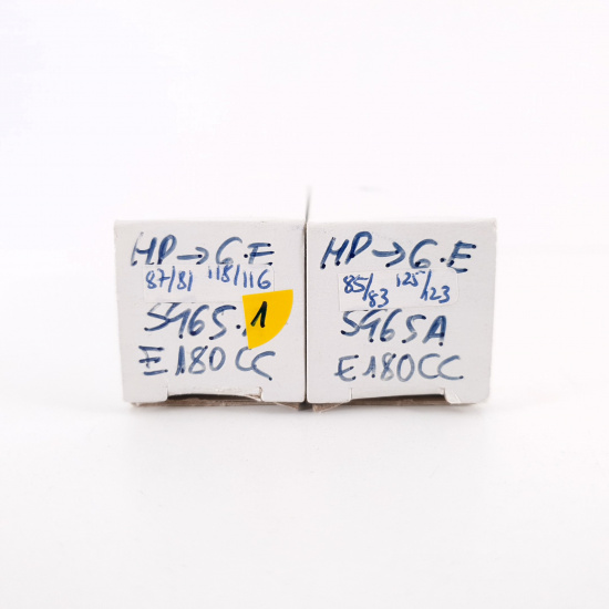 2 X E180CC HP TUBE. 1960s GE PROD....