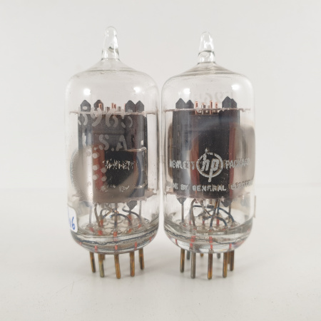 2 X E180CC HP TUBE. 1960s GE PROD. COPPER RODS. MATCHED PAIR. 1. CH115