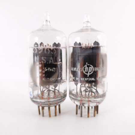 2 X E180CC HP TUBE. 1960s GE PROD. COPPER RODS. MATCHED PAIR. 1. CH115