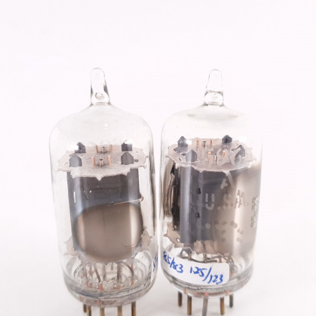 2 X E180CC HP TUBE. 1960s GE PROD. COPPER RODS. MATCHED PAIR. 1. CH115