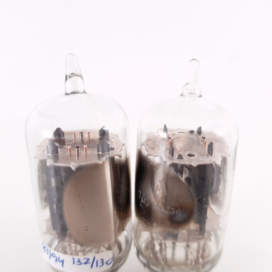 2 X E180CC HP TUBE. 1960s GE PROD....