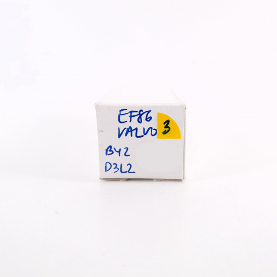 1 X EF86 VALVO TUBE. 1960s PROD. MESH...