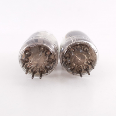 2 X 5965 GE TUBE. 1960s RCA PROD. DUAL GETTER. CLEAR TOP. MATCHED PAIR. 8.CH115