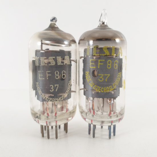 2 X EF86 TESLA TUBE. 1960-70s PROD....