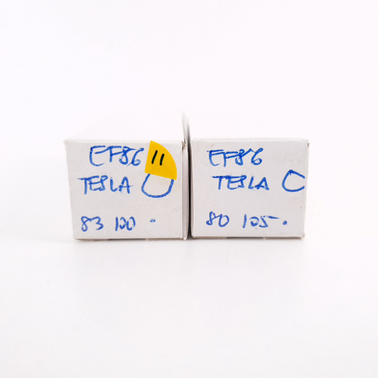 2 X EF86 TESLA TUBE. 1970s PROD....