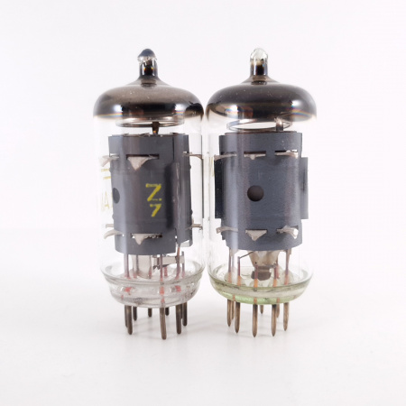 2 X EF86 TUNGSRAM TUBE. 1970s TESLA PROD. 93/100% MATCHED PAIR. 16. CH115