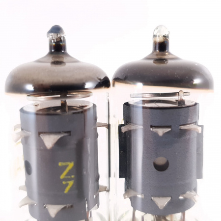 2 X EF86 TUNGSRAM TUBE. 1970s TESLA PROD. 93/100% MATCHED PAIR. 16. CH115