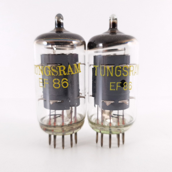 2 X EF86 TUNGSRAM TUBE. 1970s TESLA...