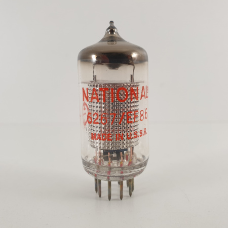 1 X 6267 / EF86 NATIONAL TUBE. 1970s RUSSIAN PROD. MESH PLATE. 23. CH115