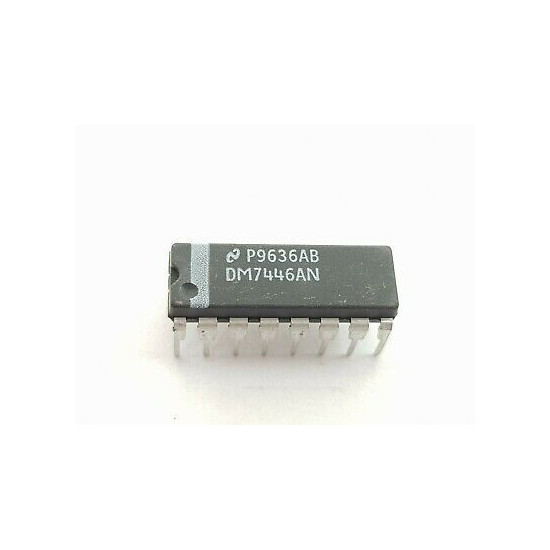 DM7446AN NATIONAL INTEGRATED CIRCUIT NOS (New Old Stock) 1PC C261U3F150120