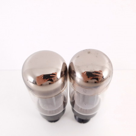 2 X 6L6GC RUBY TUBE. COPPER RODS. 90/102% MATCHED PAIR. USED. 7. CH117