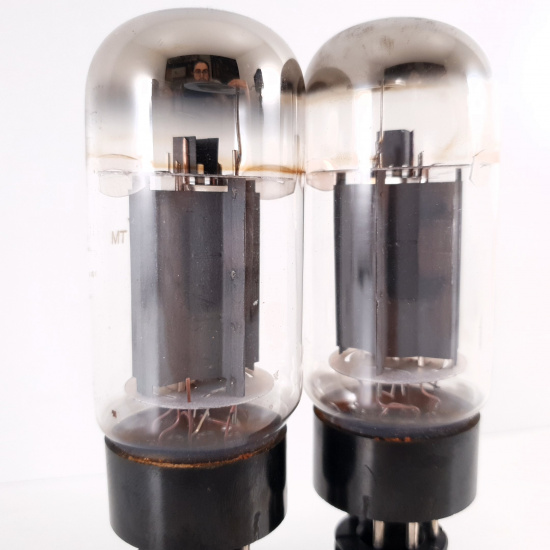 2 X 6L6GC RUBY TUBE. COPPER RODS....