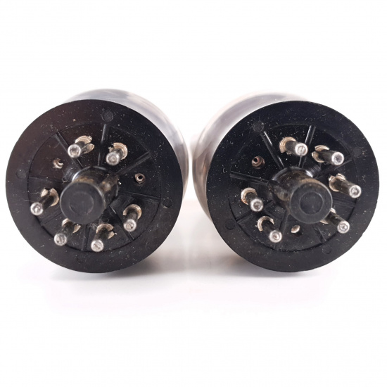 2 X 6L6GC RUBY TUBE. COPPER RODS....