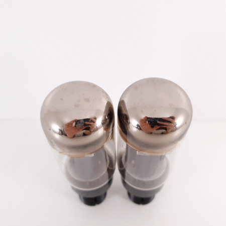 2 X 6L6GC RUBY TUBE. COPPER RODS. 97/92% MATCHED PAIR. USED. 8. CH117