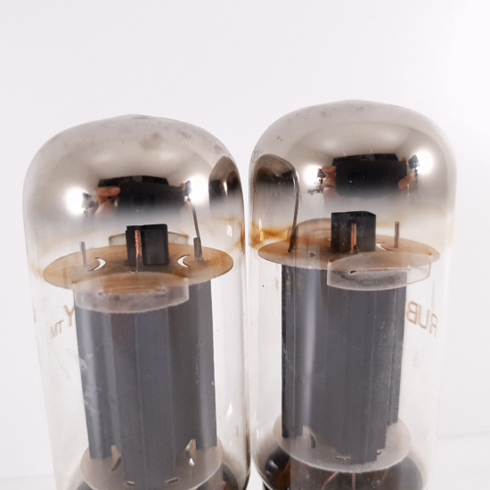 2 X 6L6GC RUBY TUBE. COPPER RODS....