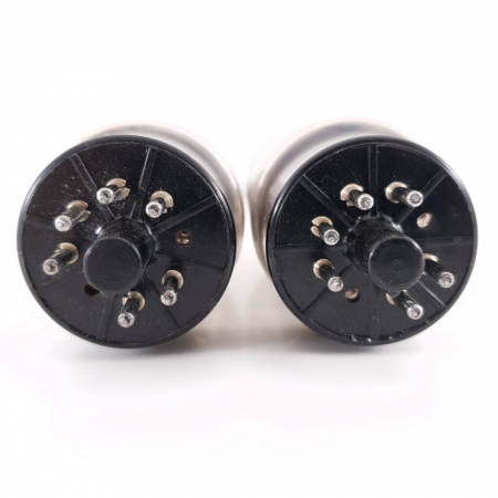 2 X 6L6GC RUBY TUBE. COPPER RODS. 97/92% MATCHED PAIR. USED. 8. CH117