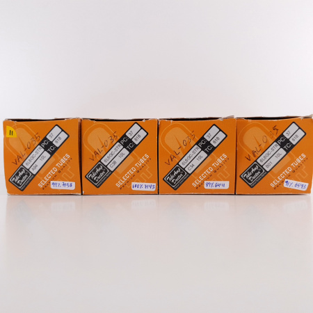 4 X 6L6GC-STR TUBE AMP DOCTOR TUBE. 99/100/89/91% MATCHED QUAD. USED. 11. CH117