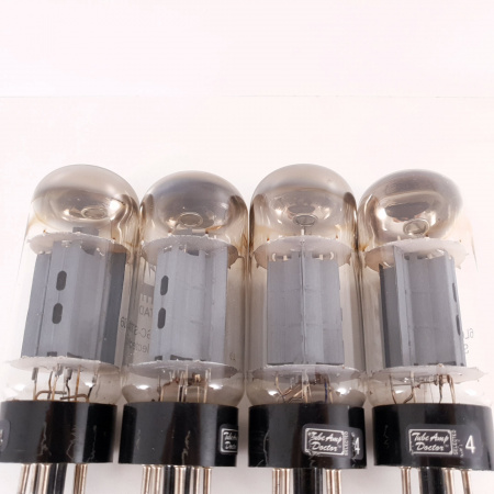 4 X 6L6GC-STR TUBE AMP DOCTOR TUBE. 99/100/89/91% MATCHED QUAD. USED. 11. CH117