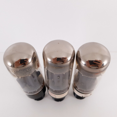 3 X 6L6GCMSTR RUBY TUBE. SOLID GETTER. 94/102/95% MATCHED TRIO. USED. 15. CH117