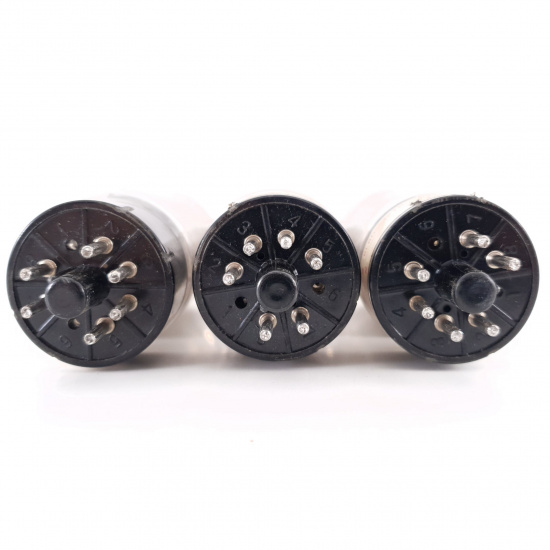 3 X 6L6GCMSTR RUBY TUBE. SOLID...