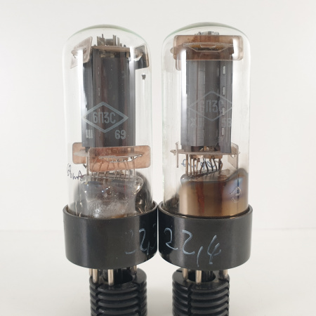 2 X 6П3С / 6L6GC SOVTEK TUBE. 1969-58 PROD. 91/91% MATCHED PAIR. USED.16. CH117