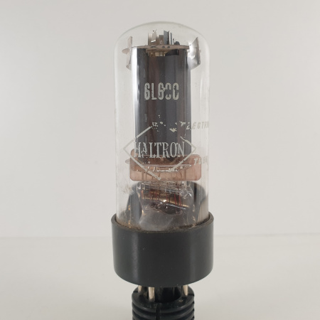 1 X 6L6GC HALTRON TUBE. INVERTED CUP GETTER. 122%. 17. CH117