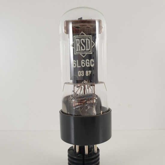 1 X 6L6GC RSD TUBE. INVERTED CUP...