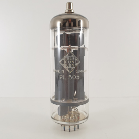 1 X PL505 TELEFUNKEN TUBE. DUAL HALO GETTER. 3 MICA. COPPER RODS. 1. CH118