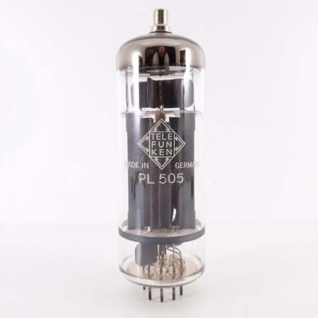 1 X PL505 TELEFUNKEN TUBE. DUAL HALO GETTER. 3 MICA. COPPER RODS. 1. CH118