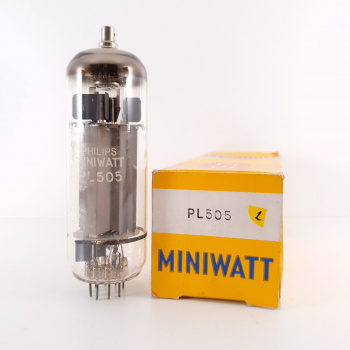 1 X PL505 MINIWATT TUBE....