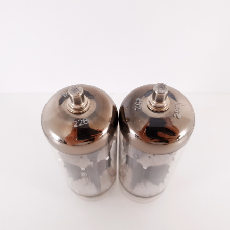 2 X PL505 TELEFUNKEN TUBE. DUAL GETTER. 3 MICA. 130/130mA MATCHED PAIR.3. CH118