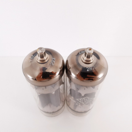 2 X PL505 TELEFUNKEN TUBE. DUAL GETTER. 3 MICA. 120/120mA MATCHED PAIR.4. CH118