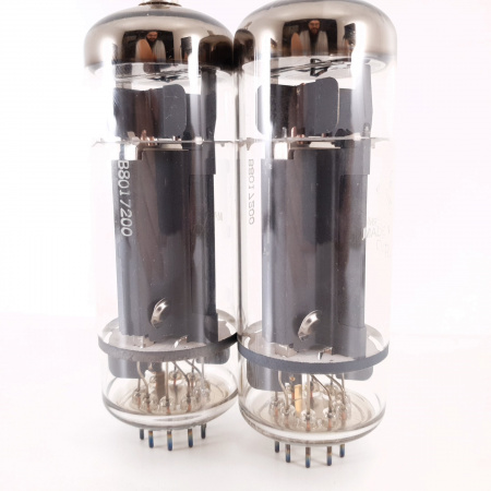 2 X PL505 TELEFUNKEN TUBE. DUAL GETTER. 3 MICA. 120/120mA MATCHED PAIR.4. CH118