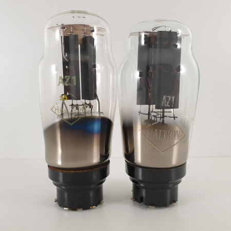 2 X AZ1 HALTRON TUBE. SOLID GETTER / HALO GETTER. 9. CH118