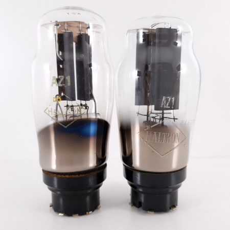 2 X AZ1 HALTRON TUBE. SOLID GETTER / HALO GETTER. 9. CH118