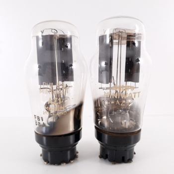 2 X AZ1 PHILIPS TUBE. 1960s...