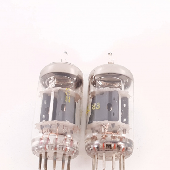 2 X ECC83 TUNGSRAM TUBE. 1960s PROD....