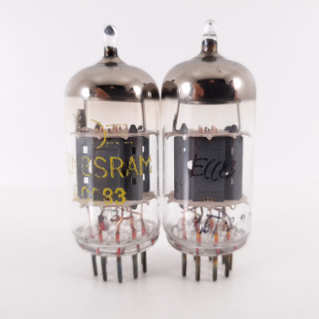 2 X ECC83 TUNGSRAM TUBE.... 2