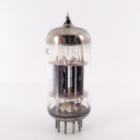 1 X 5751 ADZAM TUBE. 1960s RCA PROD. BLACK PLATES. 10. CH120