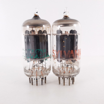 2 X 12AX7WA SYLVANIA TUBE....