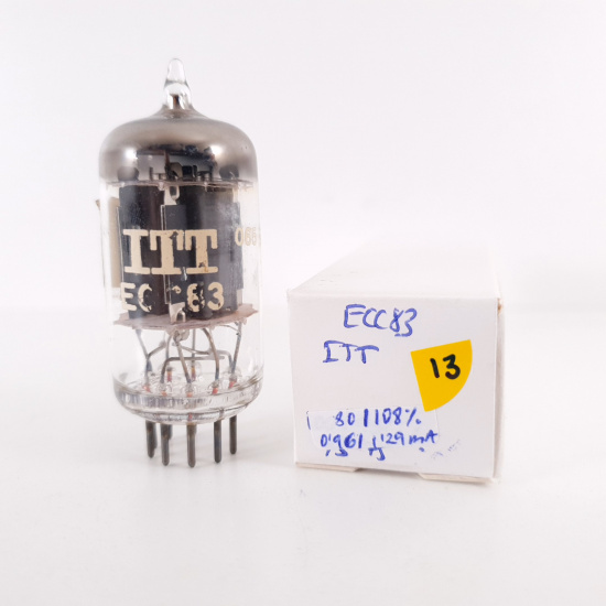 1 X ECC83 ITT TUBE. COPPER RODS. 13....