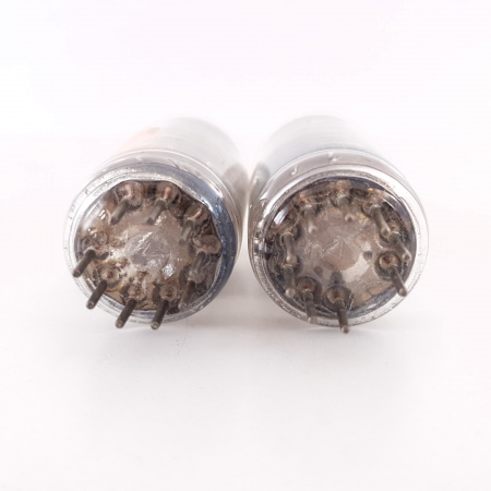 2 X 5751 RCA TUBE. 1960s PROD. BLACK PLATES. MATCHED PAIR. 17. CH120