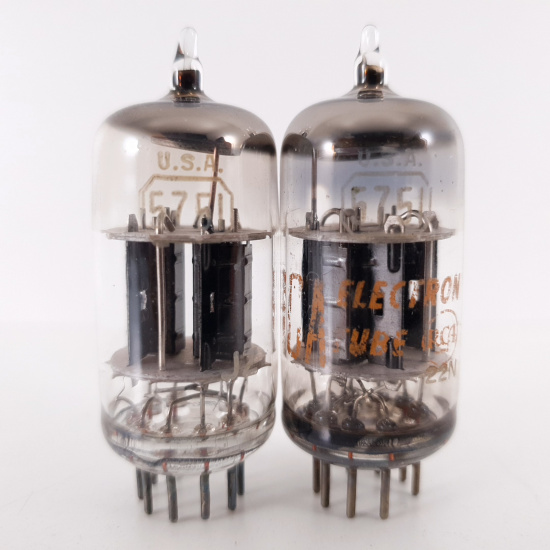 2 X 5751 RCA TUBE. 1960s PROD. BLACK...