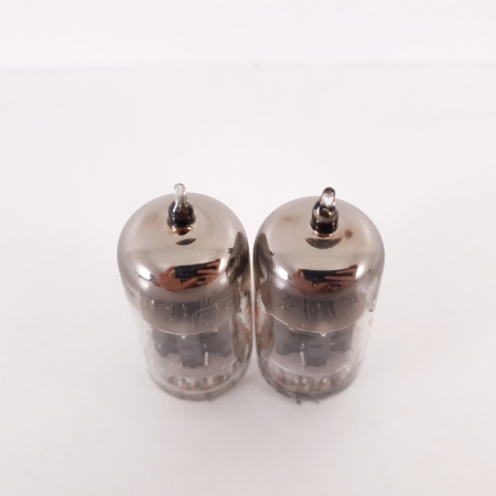 2 X 5751 RCA TUBE. 1960s PROD. BLACK PLATES. HIGH GAIN. MATCHED PAIR. 19. CH120