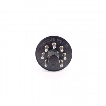 1 X 6V6GT SYLVANIA TUBE. 1950s PROD. SMOKED GLASS. 96% CU ENA