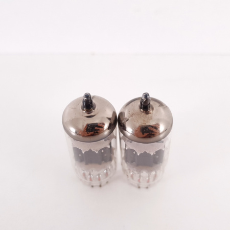 2 X 12AX7 / ECC83 MINIWATT TUBE. 1960s BRASILIAN PROD. DIMPLED GETTER.29. CH120